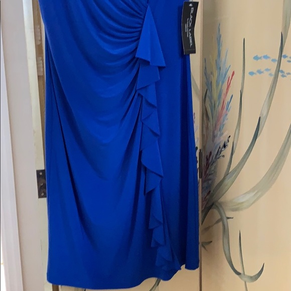 Evan-Picone Black Label Sapphire Blue Dress - Picture 3 of 8